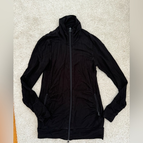 Thyme maternity black zip up xxs - Picture 1 of 4